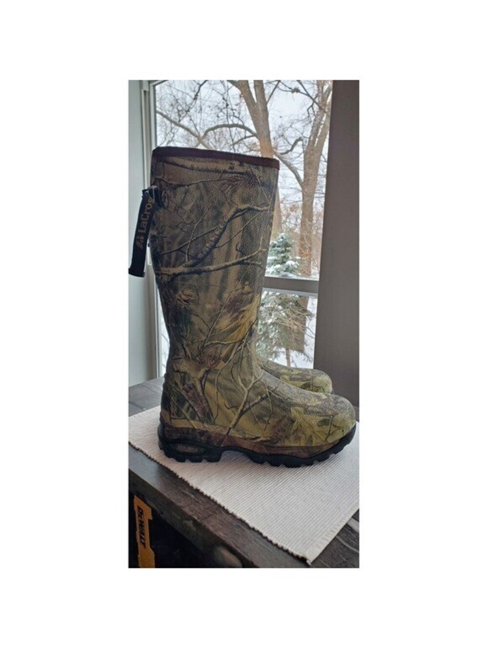 La Crosse AlphaBurly Sport 800g Thinsulate Camo Hunting Boots Mens Size 12